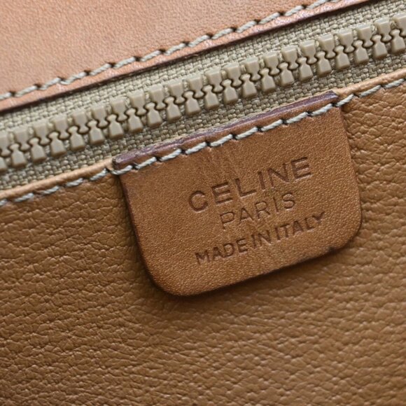 Share CELINE Logo Macadam 2Way Pattern Shoulder Hand Bag PVC Leather Brown 37EE9 - Picture 15 of 16